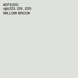 #DFE2DC - Willow Brook Color Image